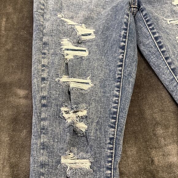 SO Jeans Size 9/29W High Rise Jegging Modern Distressed Denim - Picture 9 of 16